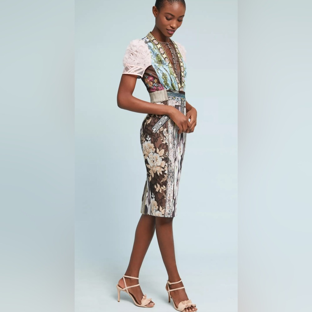 Byron Lars Anthropologie Lucy Column Dress